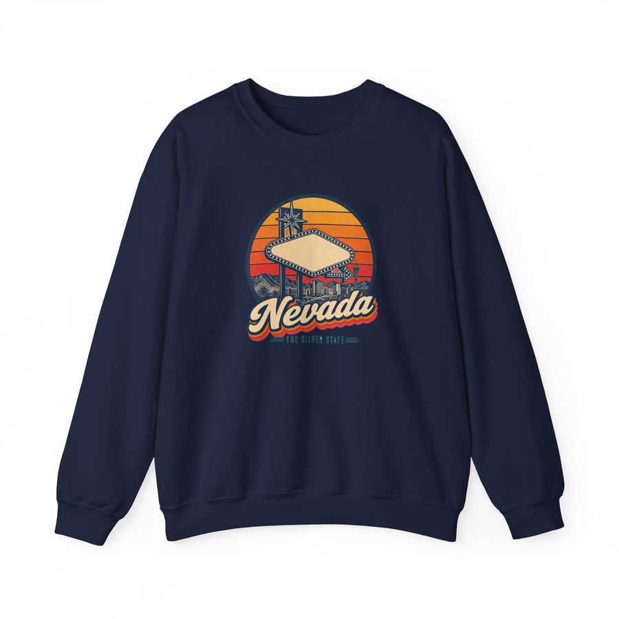 Nevada Vegas Style Neon Sign Sweatshirt