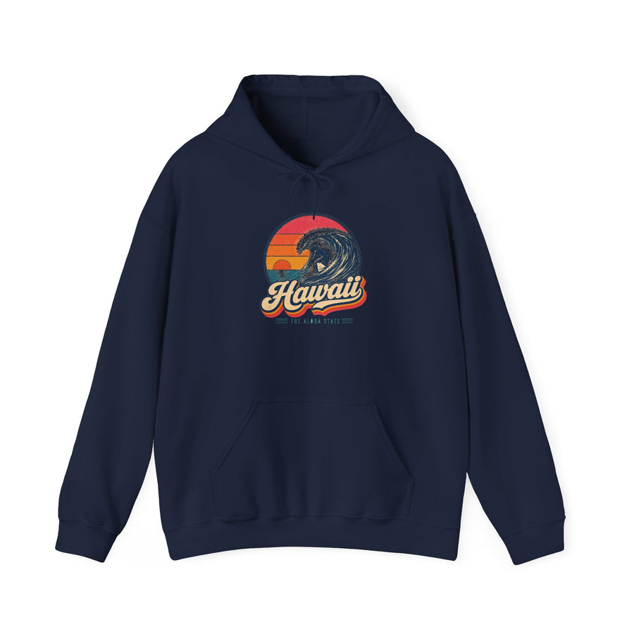 Hawaii Big Wave Surfing Hoodie
