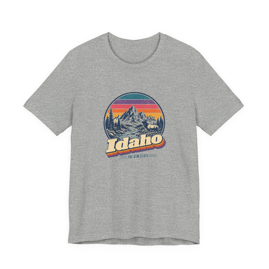 Idaho Retro Sunset Tee