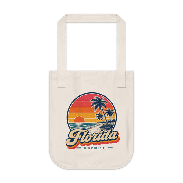 Florida Palm Trees And Beach Tote Bag