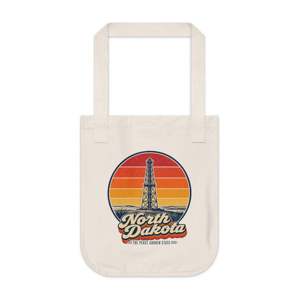 North Dakota Oil Derrick Tote Bag