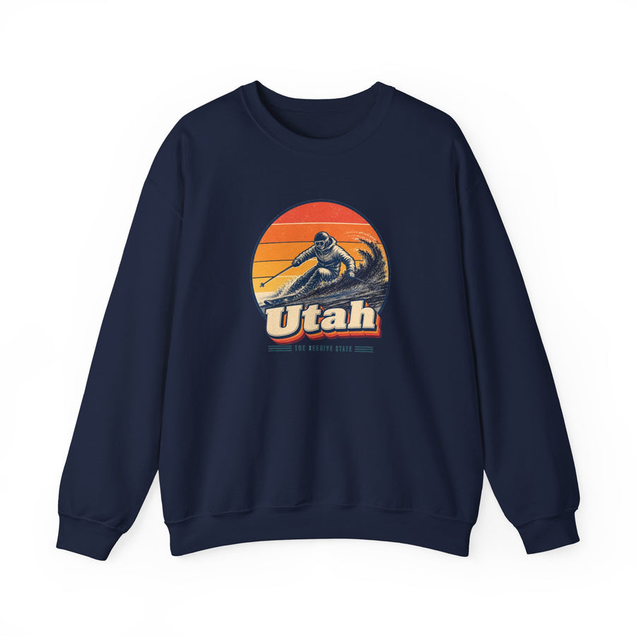 Utah Powder Skiing Sweatshirt