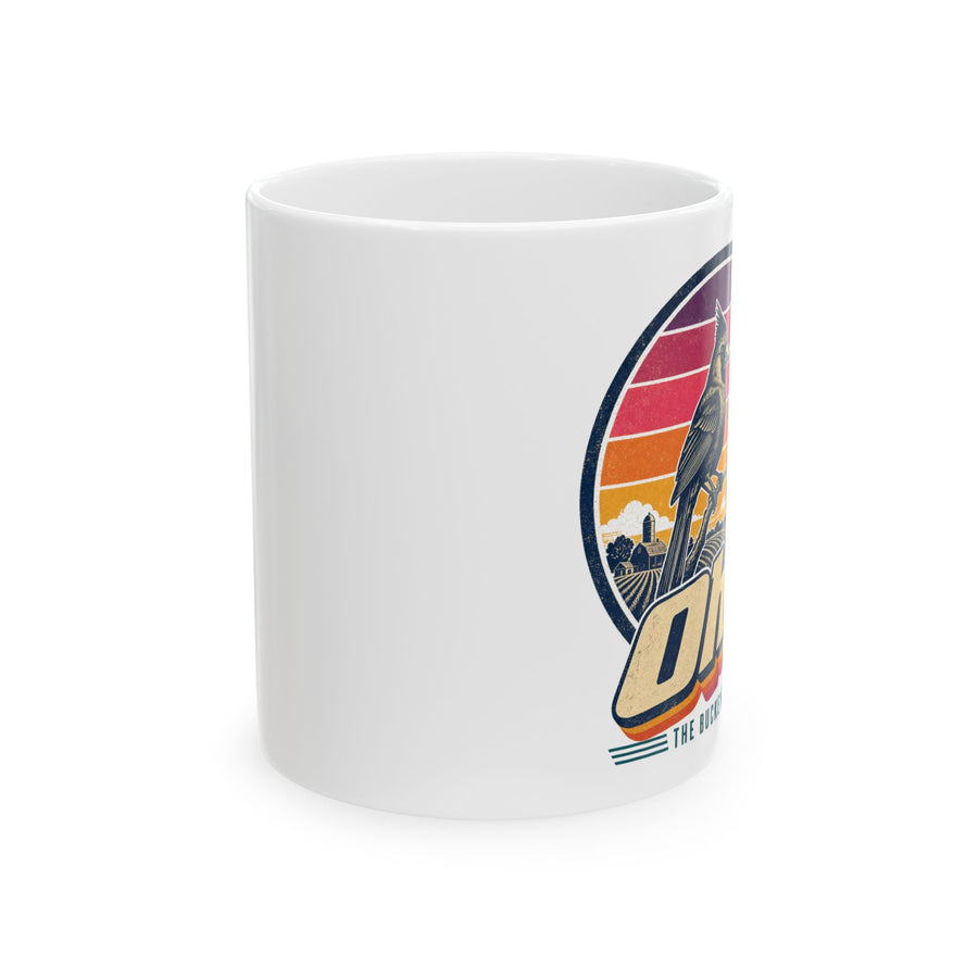 Ohio Retro Sunset Mug