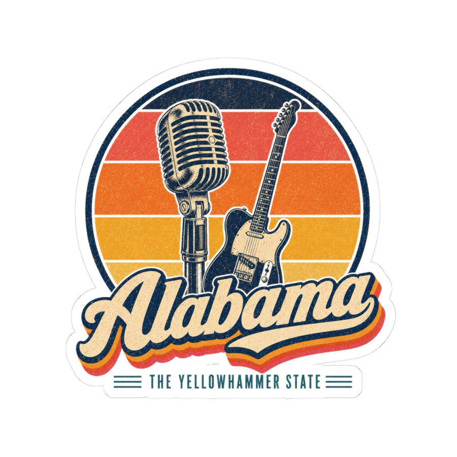 Alabama Muscle Shoals Music Sticker