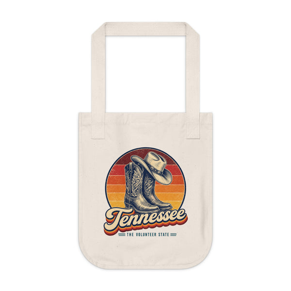 Tennessee Cowboy Boots Hat Tote Bag