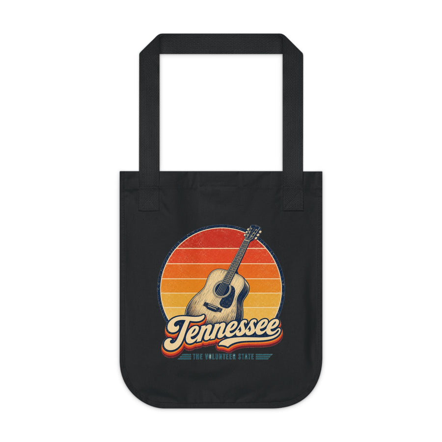 Tennessee Acoustic Guitar Nashville Tote Bag