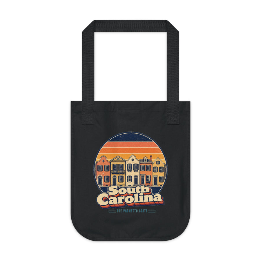 South Carolina Rainbow Row Charleston Tote Bag