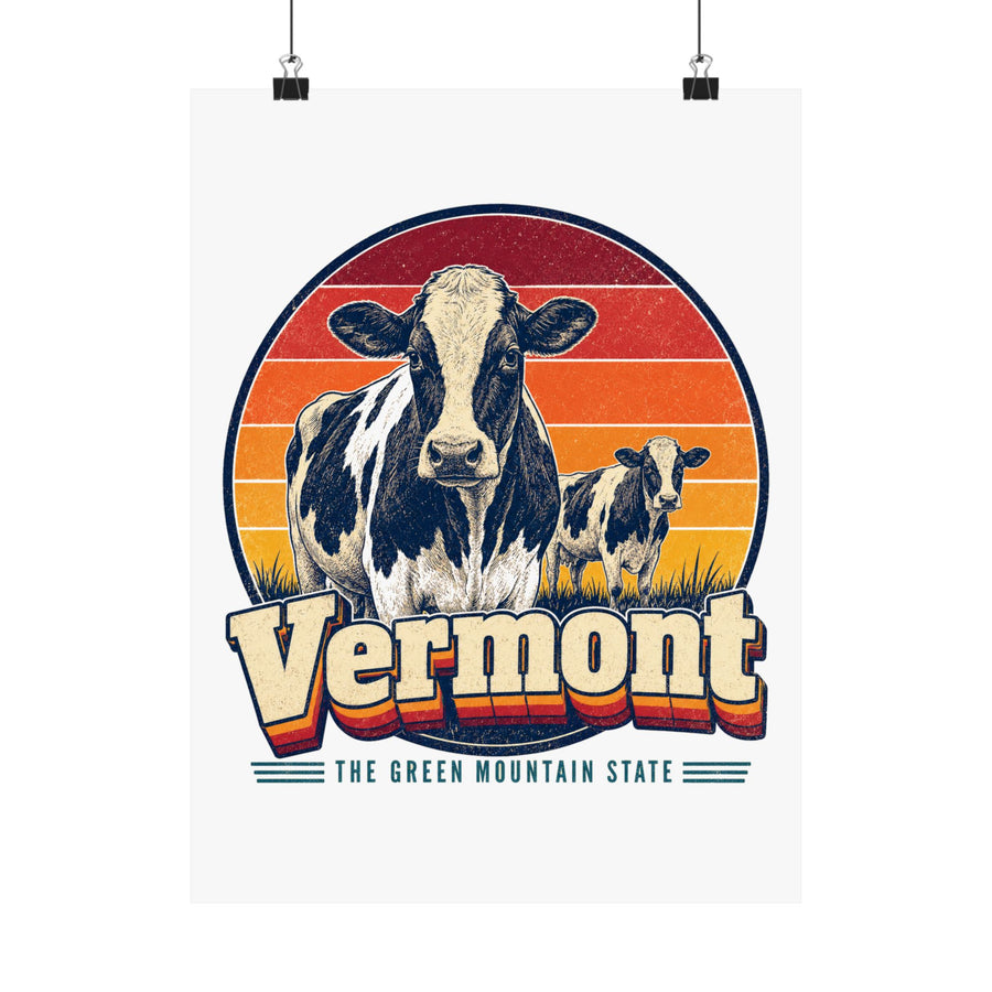 Vermont Dairy Cows Poster