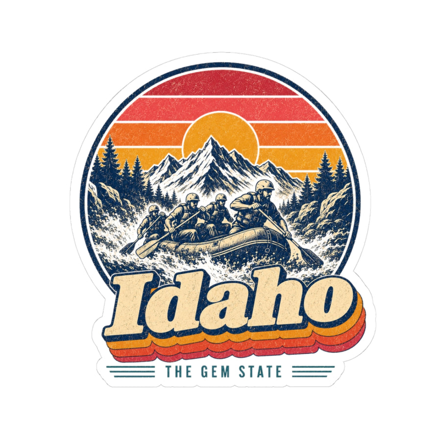 Idaho Whitewater Rafting Sticker
