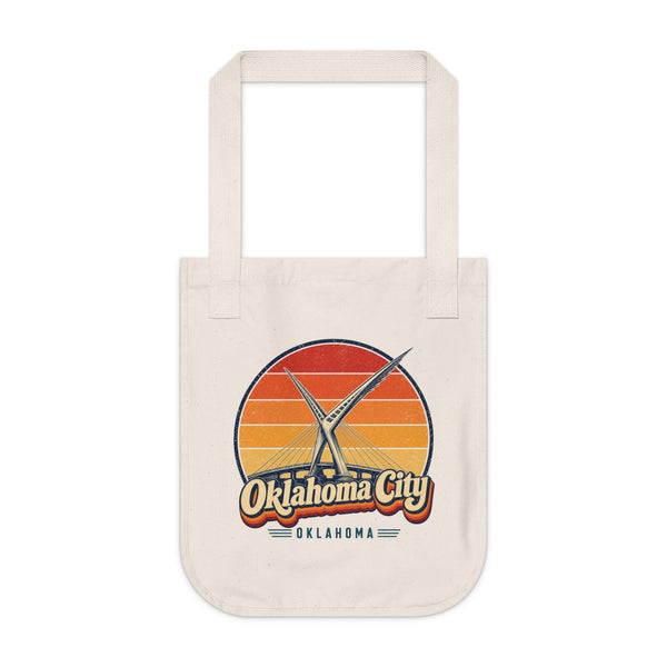 Oklahoma City Retro Sunset Tote Bag