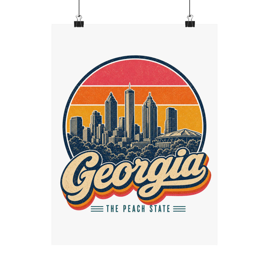 Georgia Atlanta Skyline Poster