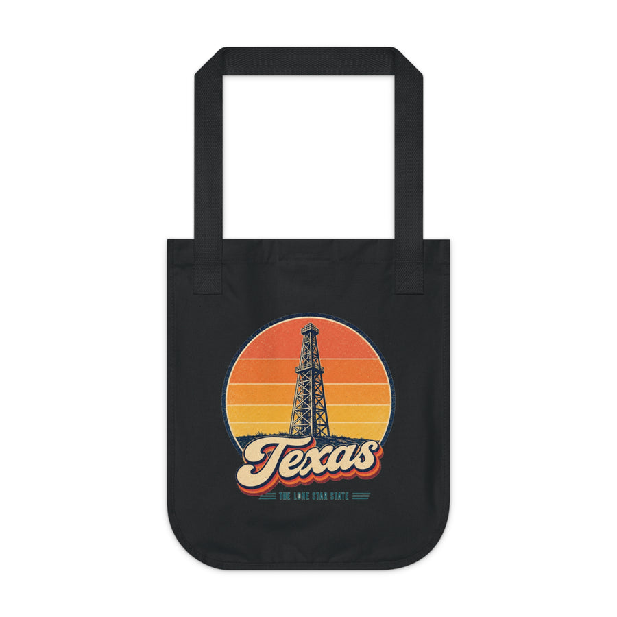 Texas Oil Derrick Tote Bag