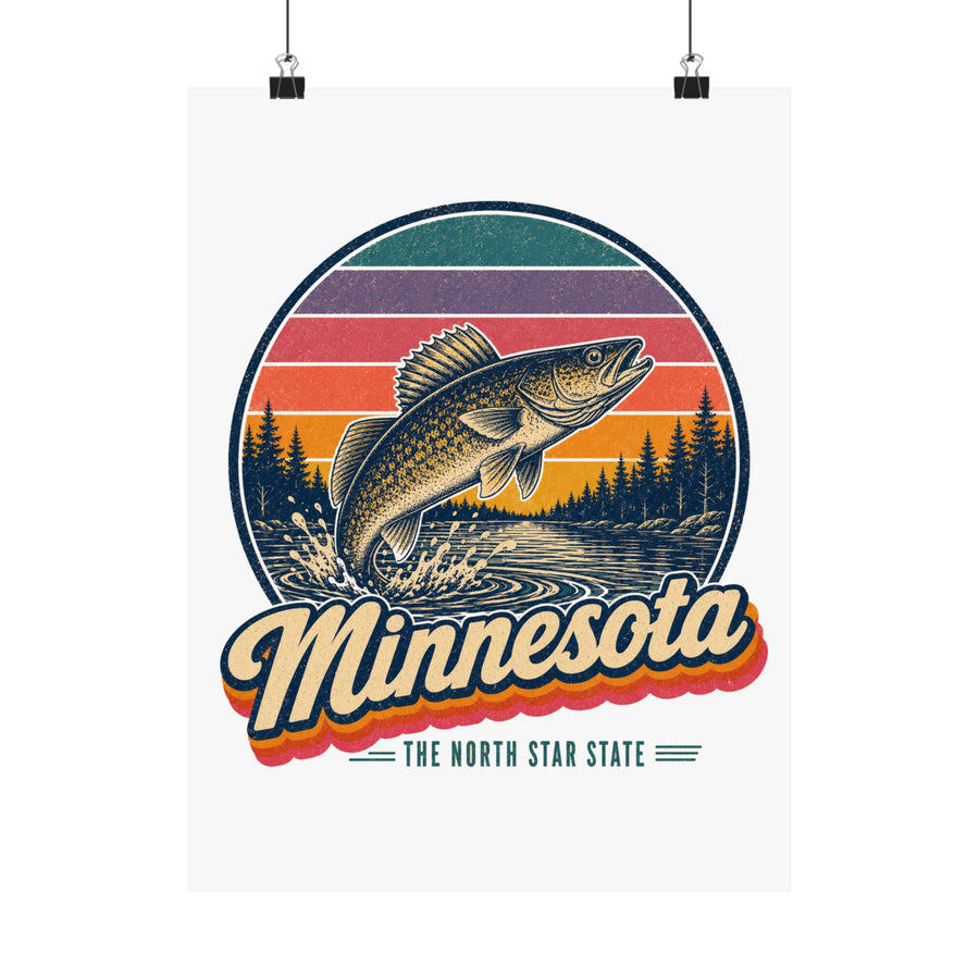 Minnesota Walleye Poster