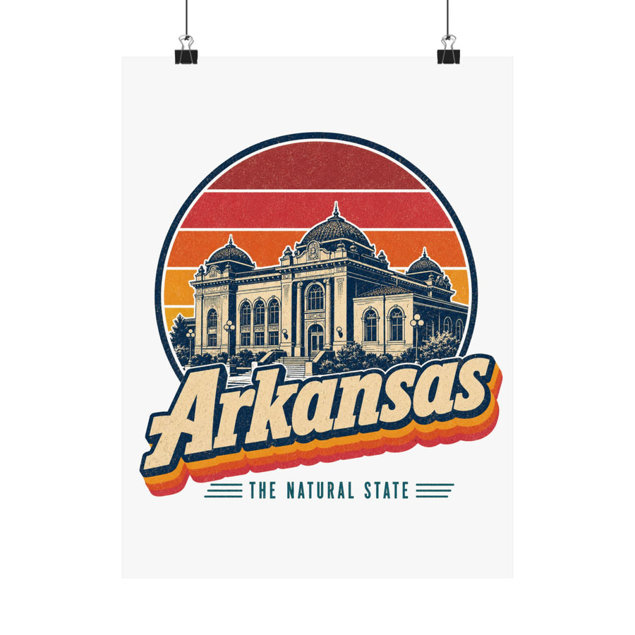 Arkansas Hot Springs Bathhouses Poster