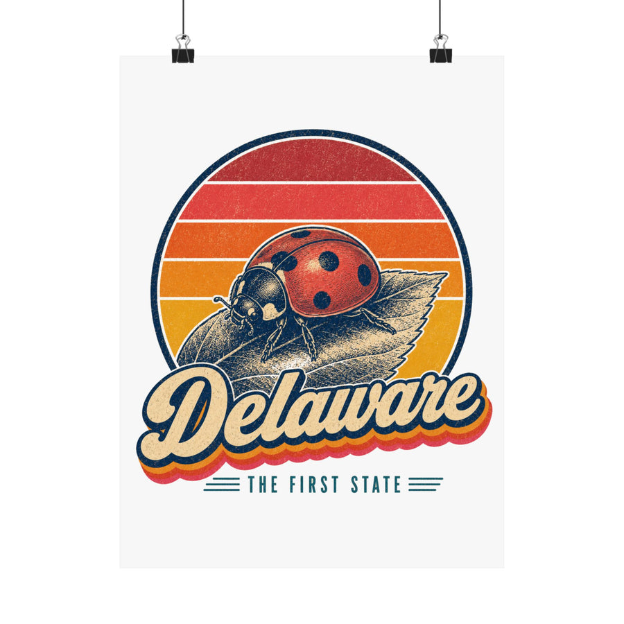 Delaware Ladybug Poster