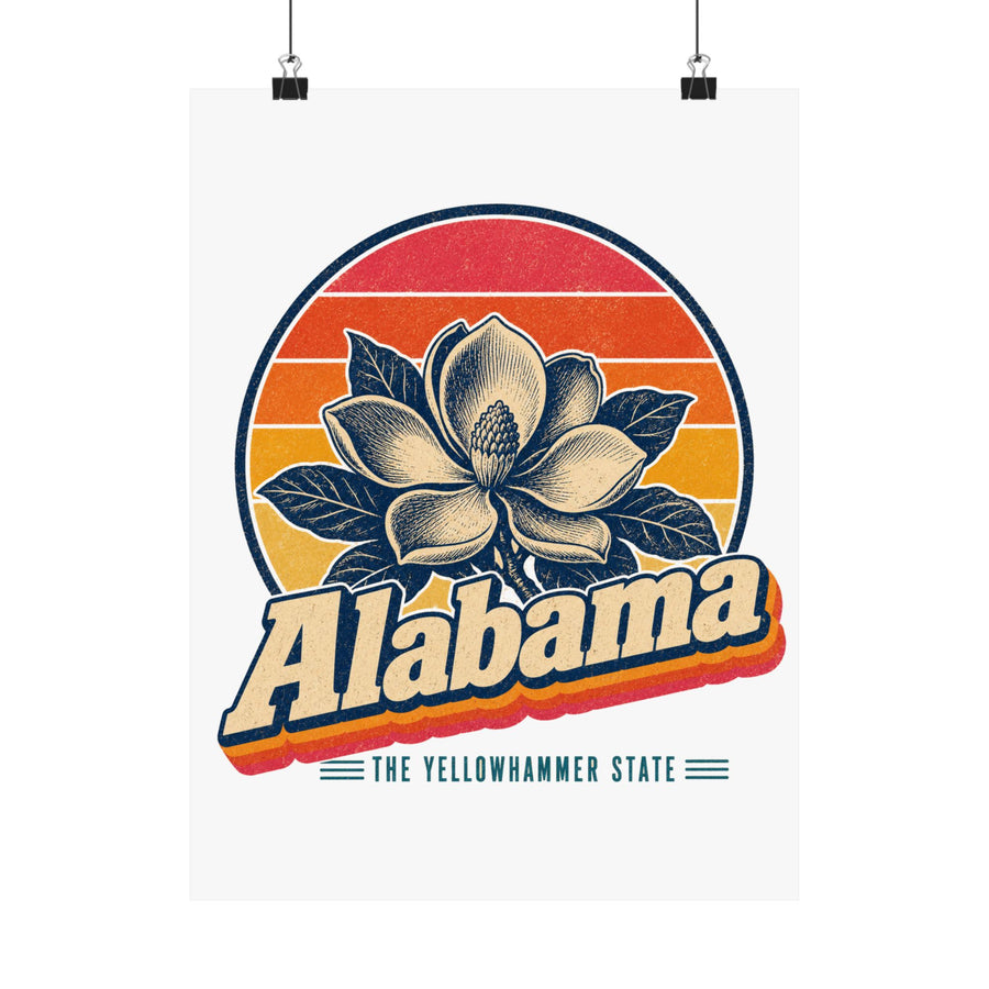Alabama Magnolia Blossom Poster