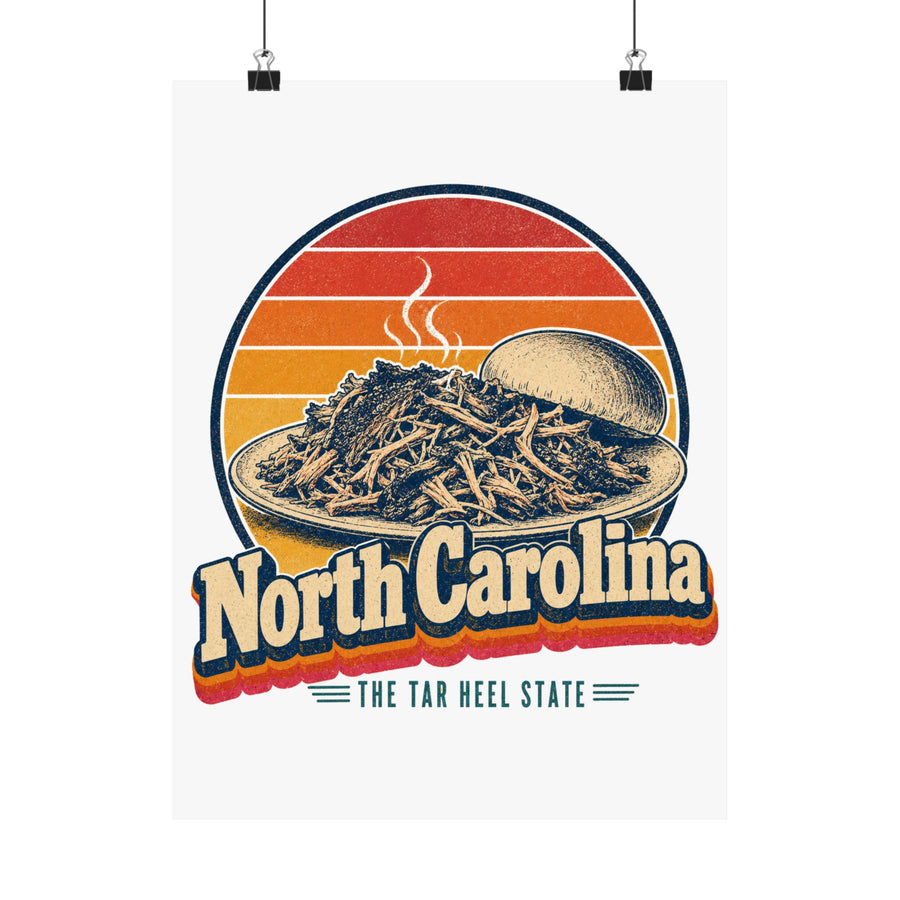North Carolina Pulled Pork Bbq Poster