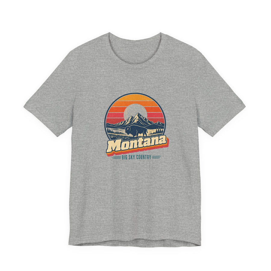 Montana Retro Sunset Tee