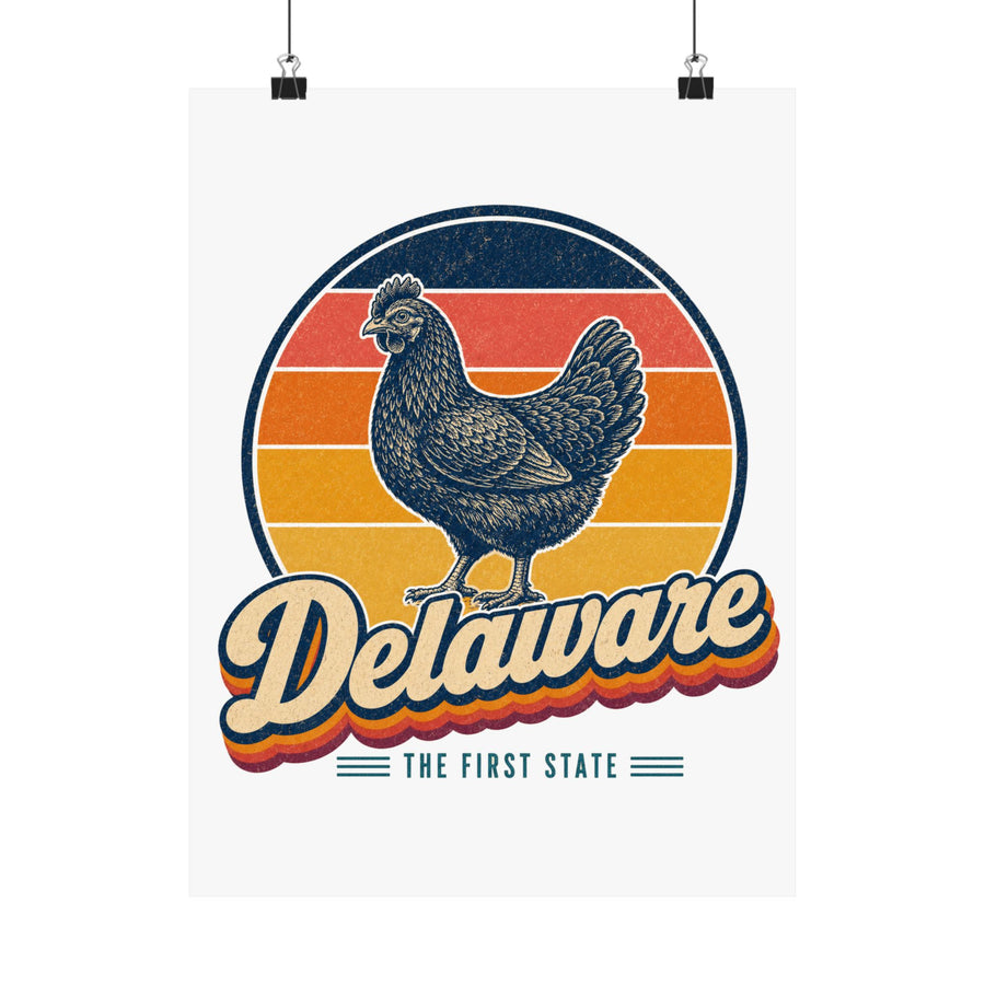 Delaware Blue Hen Poster