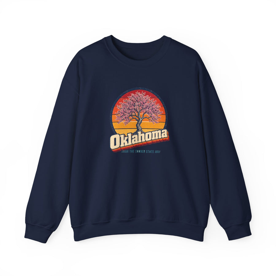 Oklahoma Redbud Tree Sweatshirt