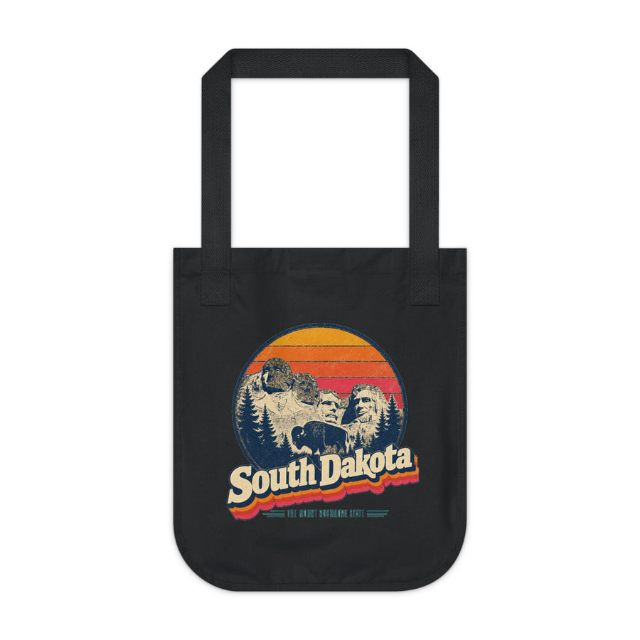 South Dakota Retro Sunset Tote Bag