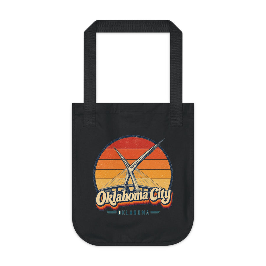 Oklahoma City Retro Sunset Tote Bag