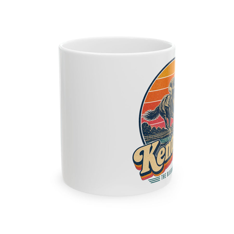 Kentucky Racehorse And Jockey Mug