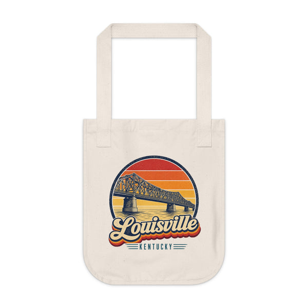 Louisville Retro Sunset Tote Bag