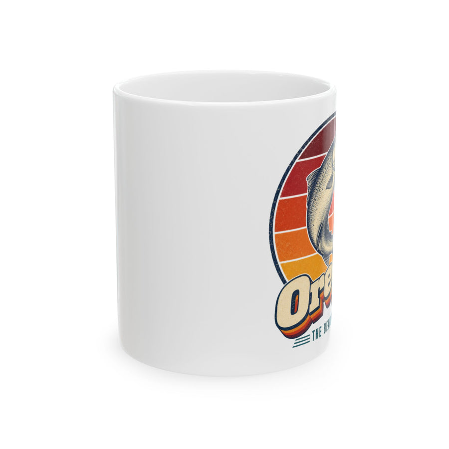 Oregon Leaping Salmon Mug