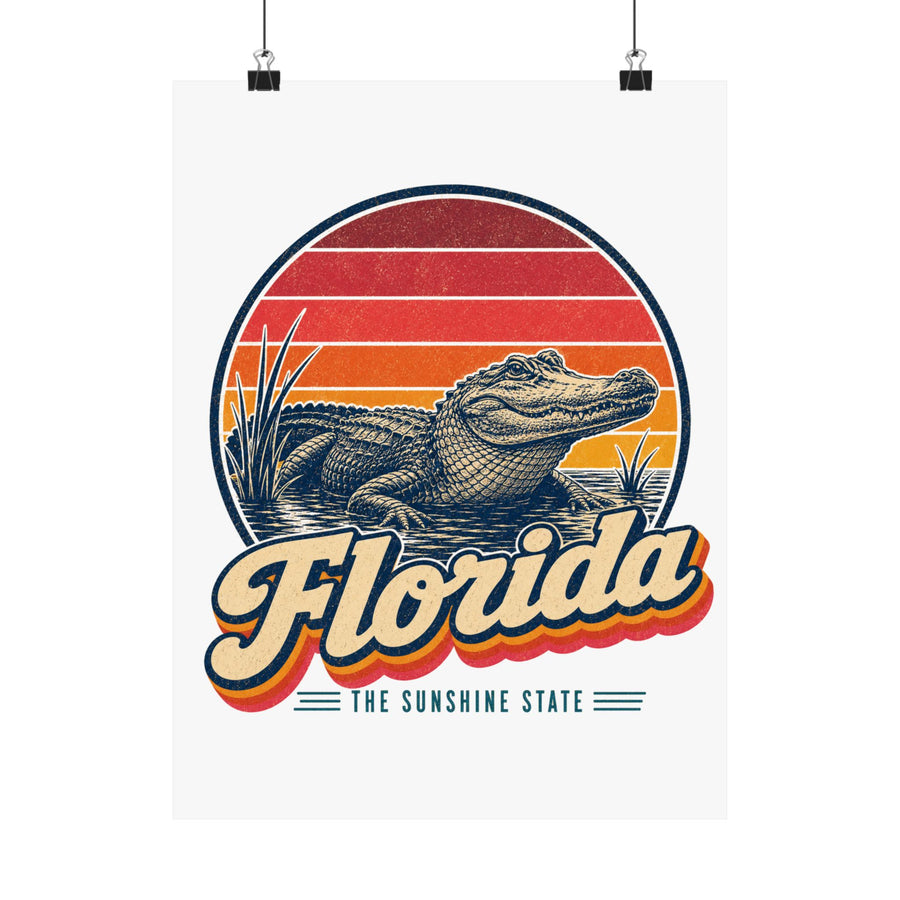 Florida Alligator Poster