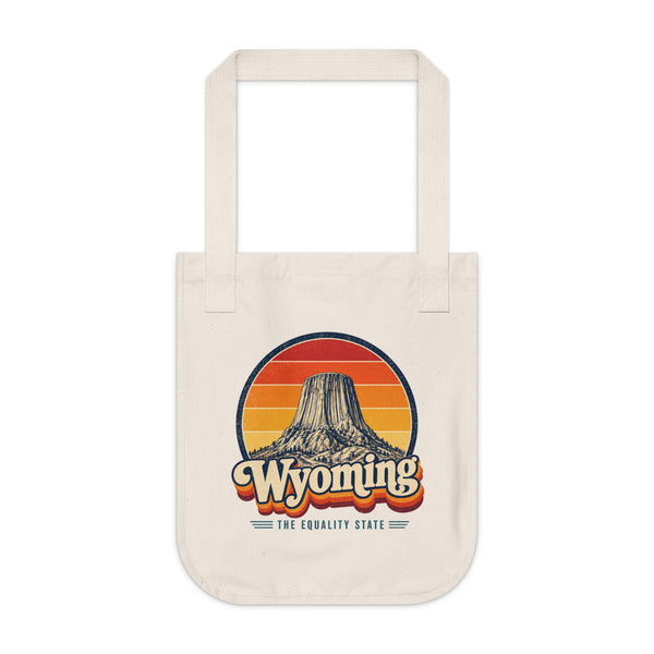 Wyoming Devils Tower Tote Bag