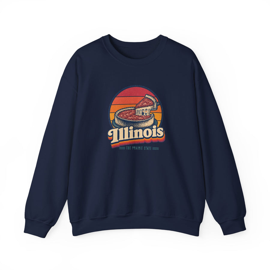 Illinois Deep Dish Pizza Sweatshirt