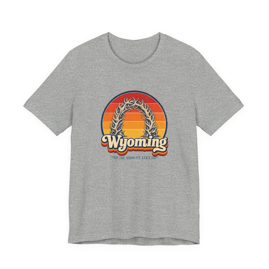 Wyoming Elk Antler Arch Tee
