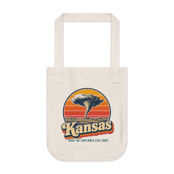 Kansas Tornado On The Plains Tote Bag