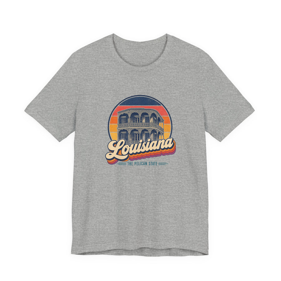Louisiana French Quarter Balconies Tee