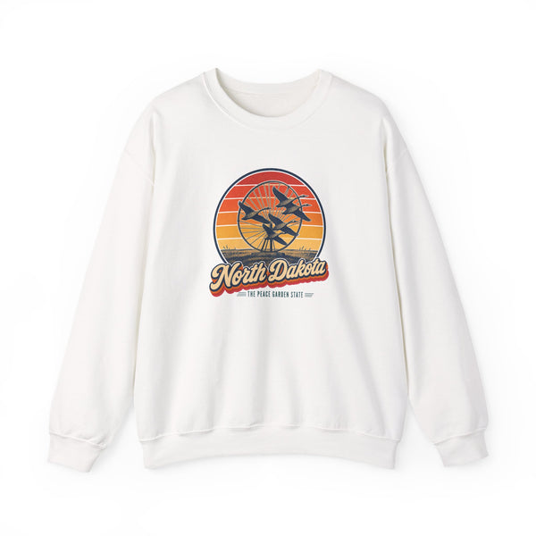 North Dakota Enchanted Highway Geese In Flight Sweatshirt