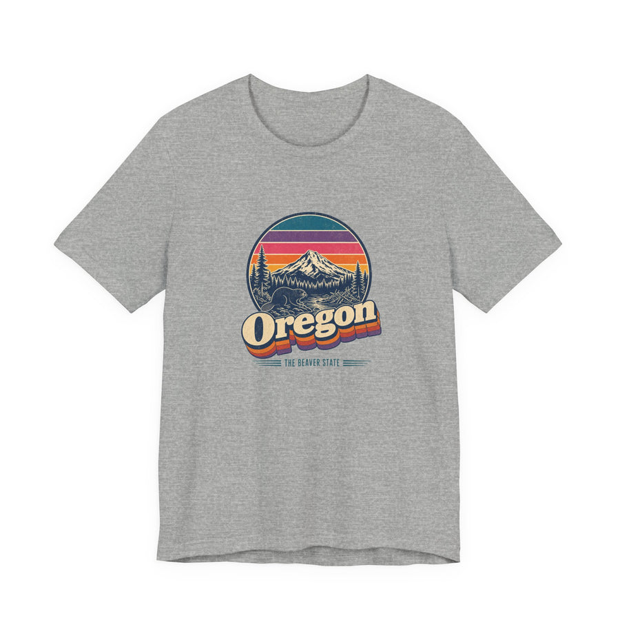 Oregon Retro Sunset Tee