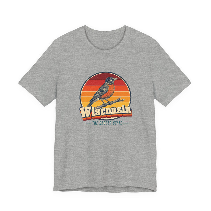 Wisconsin American Robin Tee
