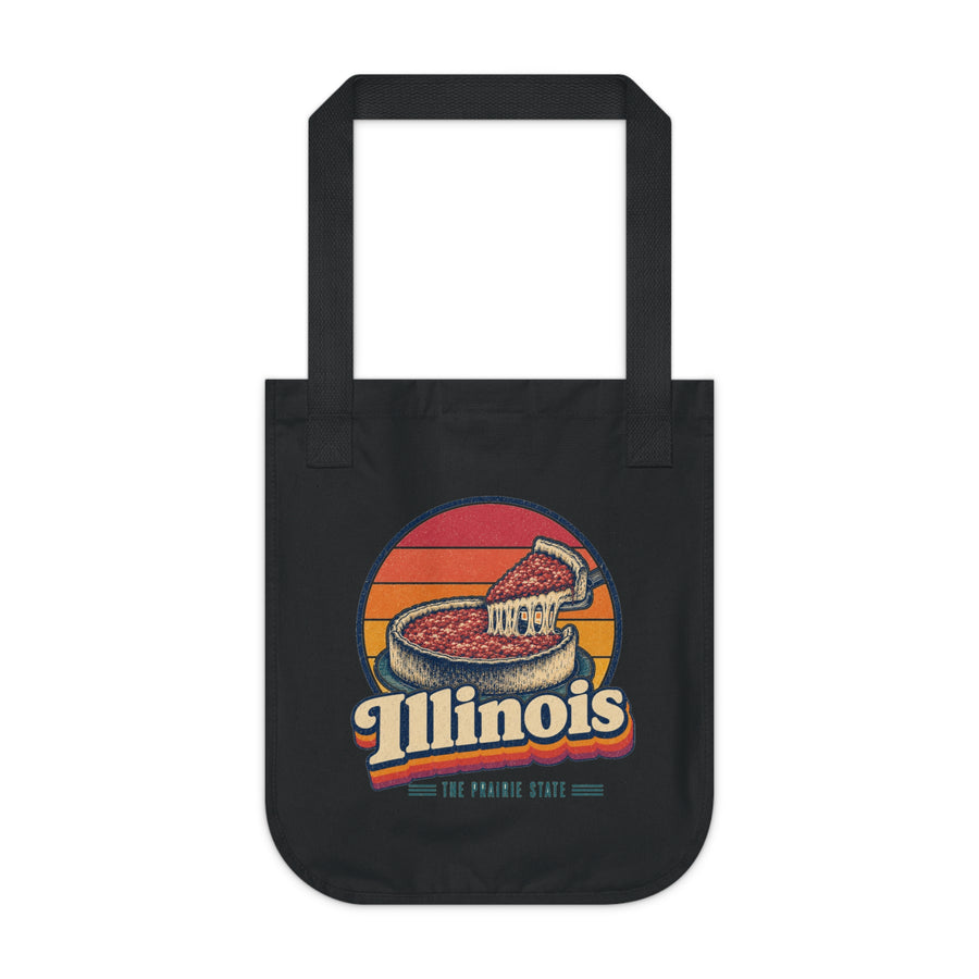 Illinois Deep Dish Pizza Tote Bag