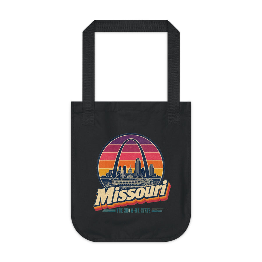 Missouri Retro Sunset Tote Bag