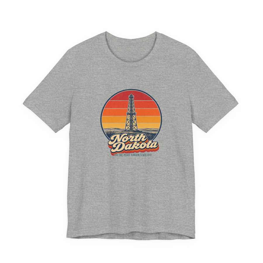 North Dakota Oil Derrick Tee
