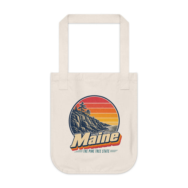 Maine Acadia Coastline Tote Bag