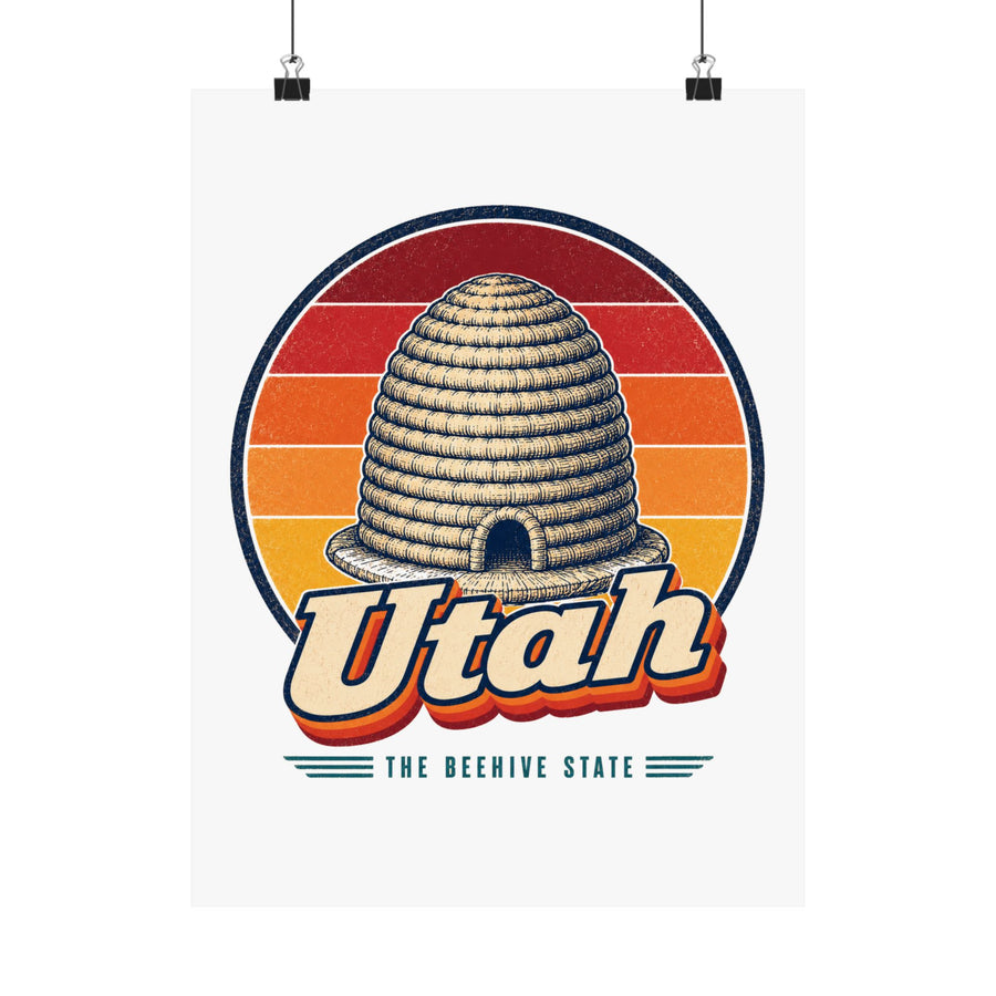 Utah Beehive Poster