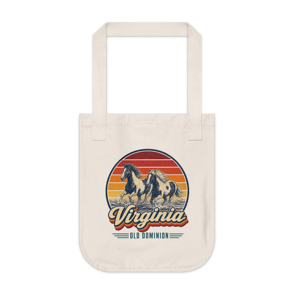 Virginia Chincoteague Ponies Tote Bag