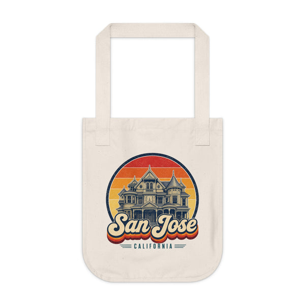 San Jose Retro Sunset Tote Bag