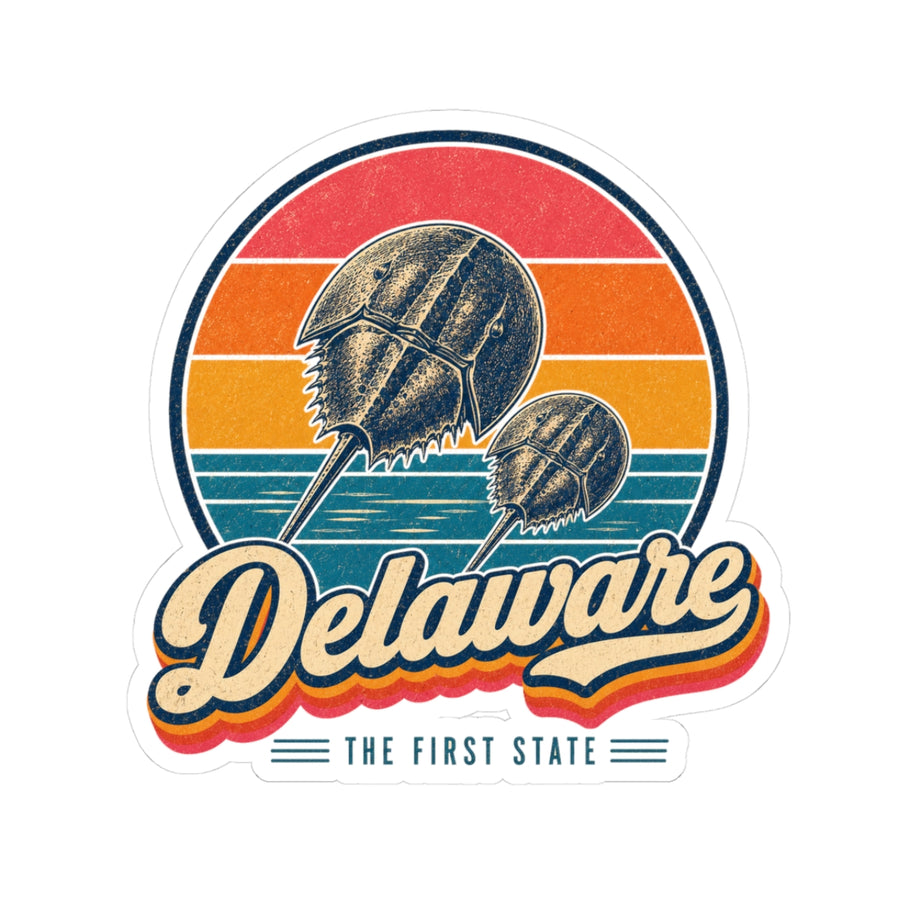 Delaware Horseshoe Crabs Sticker