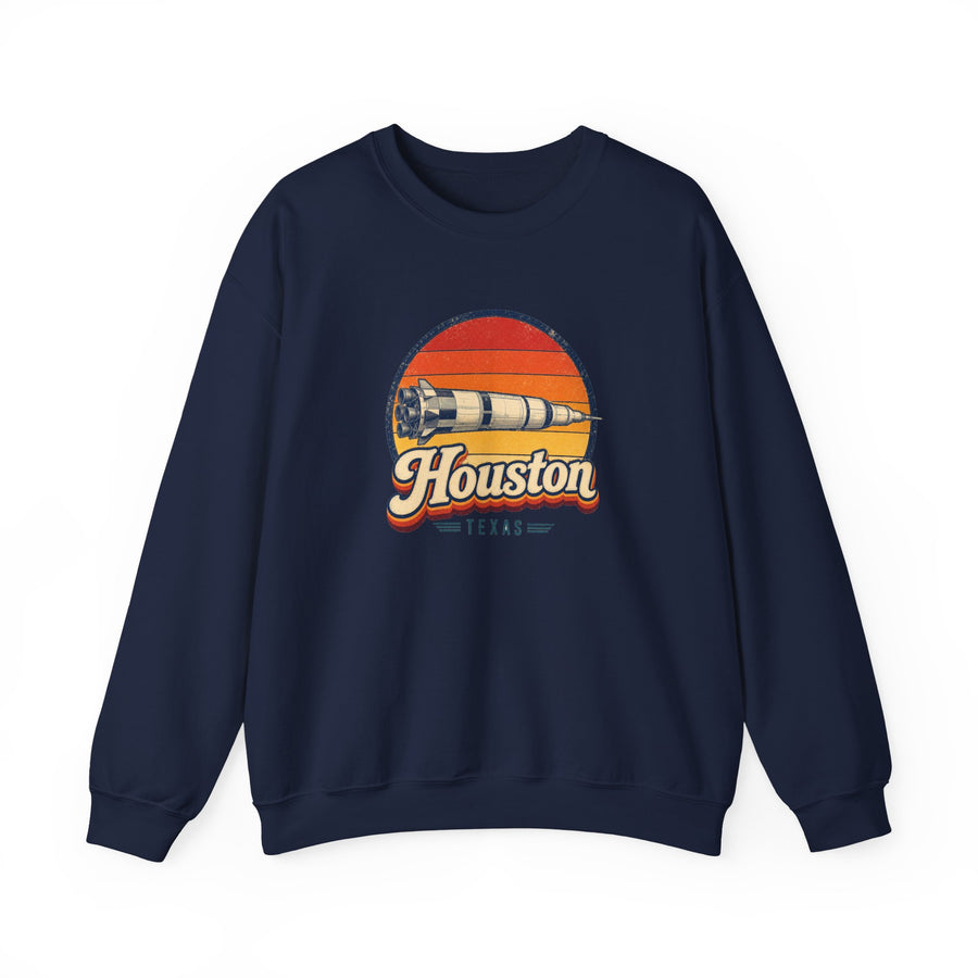 Houston Retro Sunset Sweatshirt
