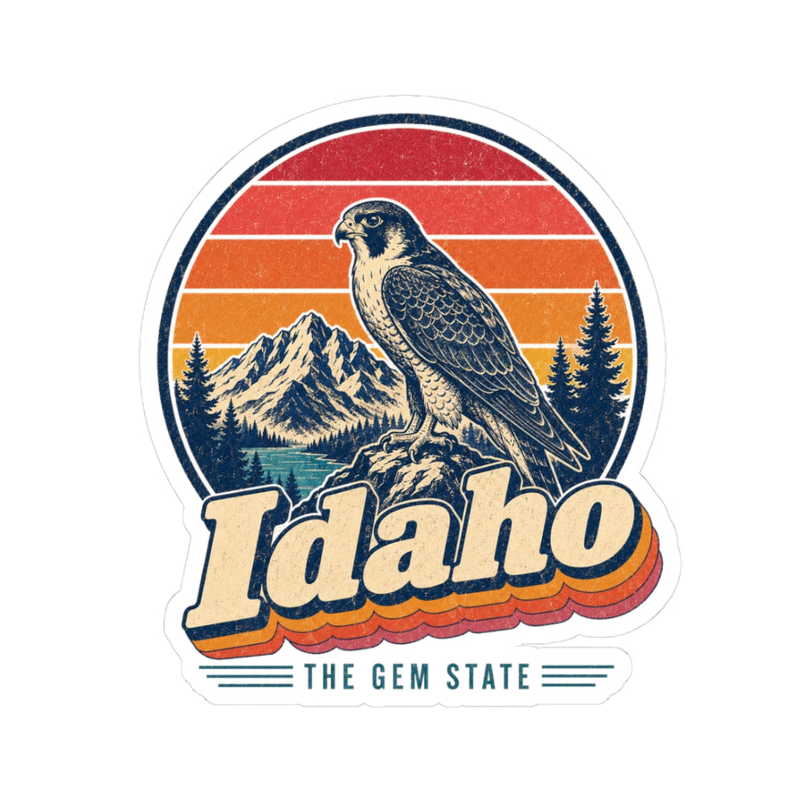 Idaho Peregrine Falcon Sticker