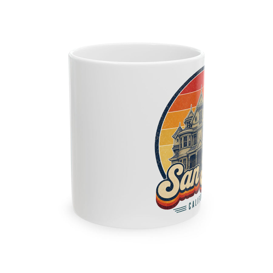 San Jose Retro Sunset Mug