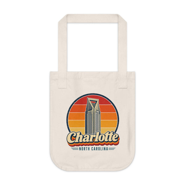 Charlotte Retro Sunset Tote Bag